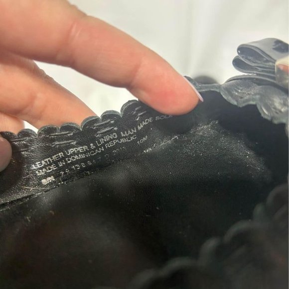 TORY BURCH leather flats with silver details. Size 10. Excellent condition. - Picture 8 of 10